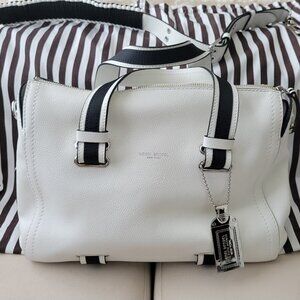 Henri Bendel Spruce Street Satchel Racing Stripe